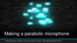 Creating a Parabolic Microphone for Sound Reflection Experiment
