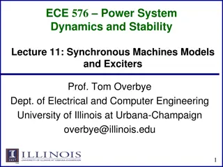 Exploring Synchronous Machines: Models, Exciters, and Power System Stability