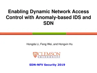 Enhancing Network Security with Anomaly-based IDS and SDN