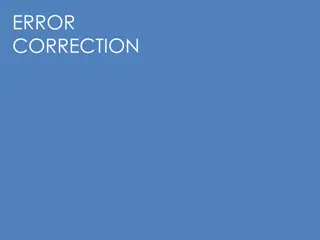 Handling Errors in Language Learning