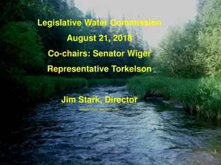 Legislative Water Commission Meeting Highlights and Recommendations