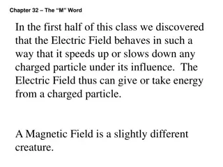 Magnetic Fields and Their Behavior