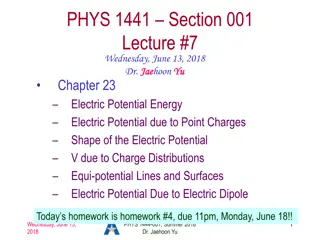 Electric Potential Energy and Electric Fields
