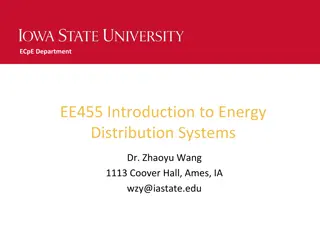 Energy Distribution Systems Overview and Shunt Admittance Modeling