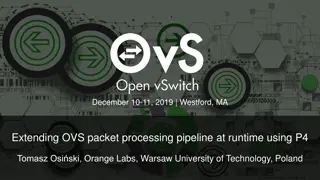Runtime Extending OVS Packet Processing Pipeline using P4