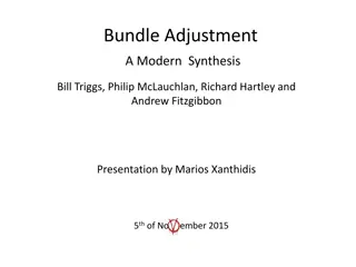 Bundle Adjustment: A Modern Synthesis in Computer Vision