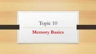Memory Basics: Classification and Properties