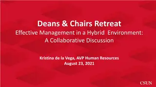 Effective Management Strategies for Hybrid Work Environments