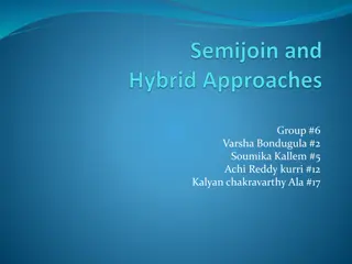 Optimizing Distributed Query Processing with Semijoin and Hybrid Approaches