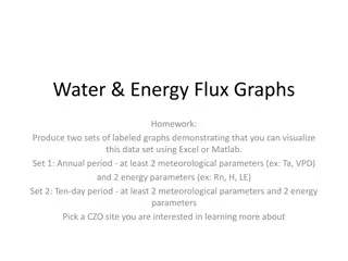 Water and Energy Flux Graphs Visualization for CZO Site Analysis