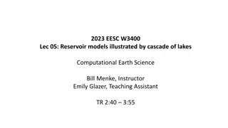 Reservoir Models and Flux Dynamics in Earth Science