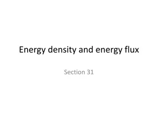 Energy Density and Energy Flux in S.I. Units