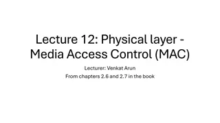 Media Access Control Techniques in Networking