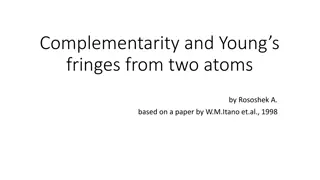 Complementarity and Young's Fringes in Quantum Mechanics