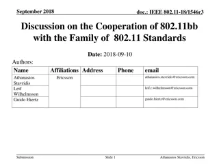 Cooperation of IEEE 802.11bb with Family of 802.11 Standards