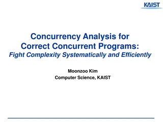 Concurrency Analysis for Correct Concurrent Programs