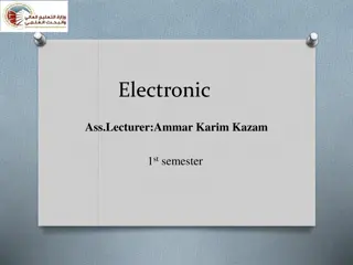 Diodes and Their Applications in Electronics