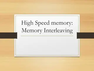 Memory Interleaving and Memory Hierarchy in Computer Systems