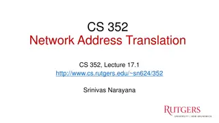 Network Address Translation in Computer Networks