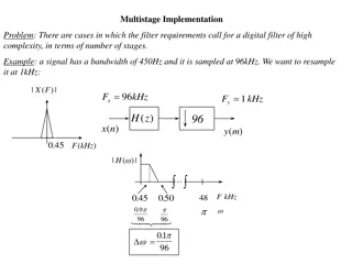 Signal Resampling & Digital Filter Implementation