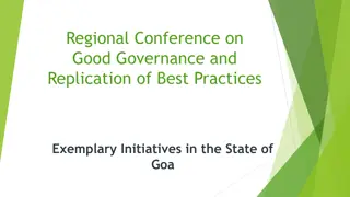Innovative Initiatives Driving Good Governance and Sustainability in Goa