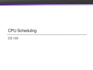 CPU Scheduling in Operating Systems