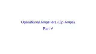 Operational Amplifiers: Feedback and Gain Control