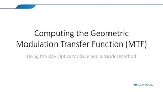 Computing Geometric Modulation Transfer Function Using Ray Optics