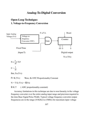 Analog-to-Digital Conversion Techniques