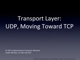 Transport Layer Protocols and Services in Computer Networks