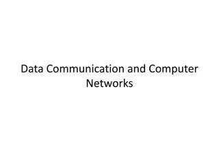 Data Communication and Computer Networks Concepts