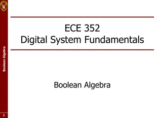 Digital Systems Fundamentals with Boolean Algebra and Circuit Implementation
