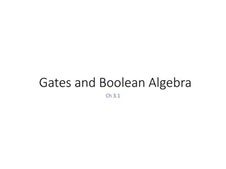 Digital Gates and Boolean Algebra Basics