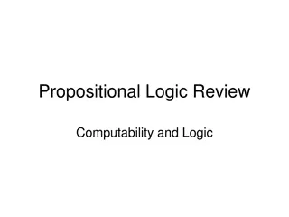 Propositional Logic: Connectives, Truth Tables, and Complex Claims