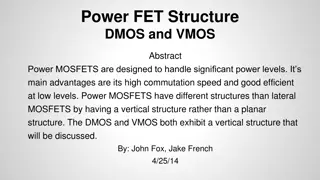 DMOS and VMOS Power MOSFET Structures