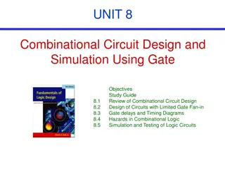 Combinational Circuit Design and Simulation Using Gate Objectives