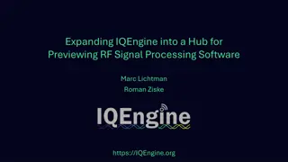 Previewing RF Signal Processing Software with IQEngine Expansion