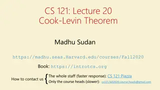 Cook-Levin Theorem: Understanding NP-Completeness