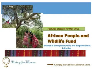 Empowering Maasai Women in Tanzania for Conservation and Entrepreneurship