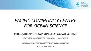 Pacific Community Centre for Ocean Science: Evolving Governance and Policy