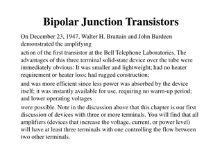 Innovation in Transistor Technology: Advantages and Construction Explained