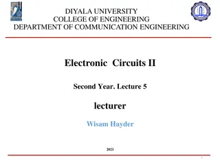 Direct-Coupled Amplifier Circuits for Signal Amplification