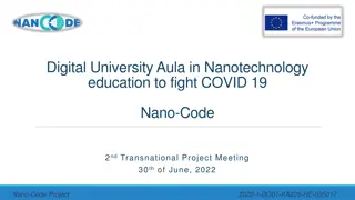 Nano-Code Project Meeting on Nanotechnology Education to Fight COVID-19