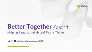 Building Trust in Remote and Hybrid Teams for Optimal Performance