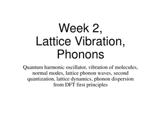 Lattice Vibration and Molecular Dynamics