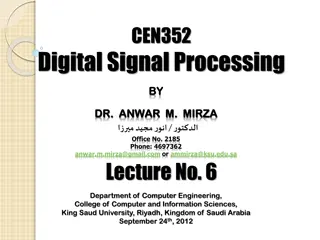 Digital Signal Processing and Quantization Concepts