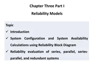 System Reliability Models and Calculations: Introduction and Configuration