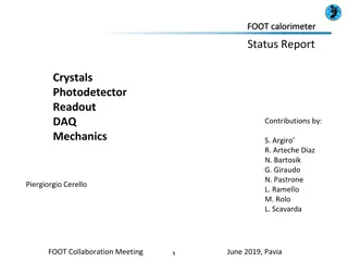 FOOT Calorimeter Mechanics and Electronics Overview