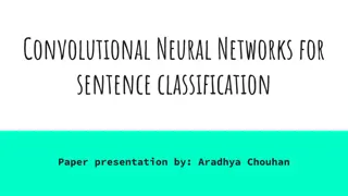 Convolutional Neural Networks for Sentence Classification: Model Architecture & Regularization