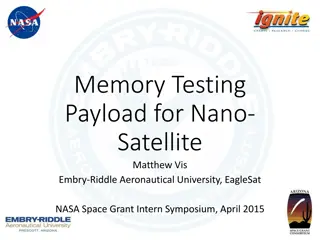 Memory Testing  Payload for Nano- Satellite
